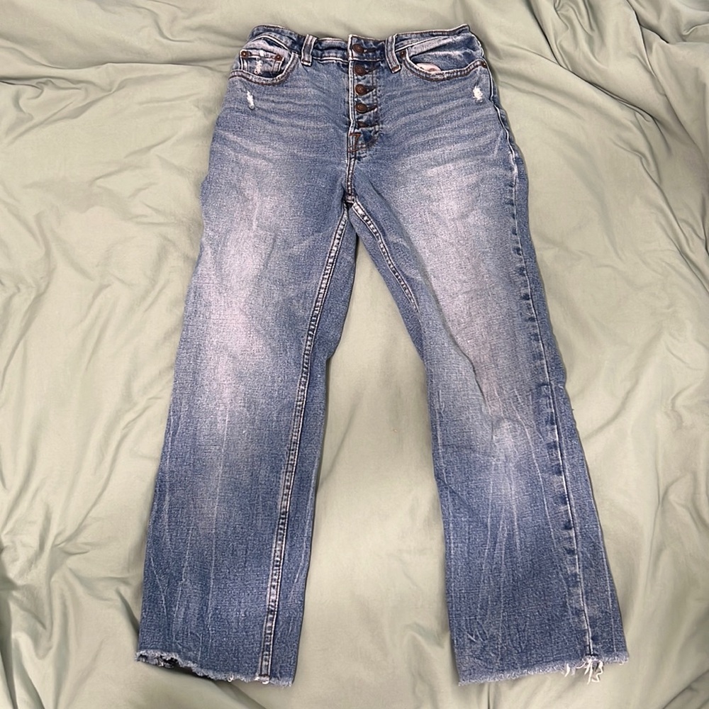 Abercrombie and Fitch Simone High Rise Ankle Straight